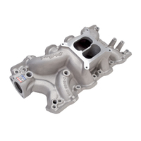 Ford 302 Windsor BOSS 2V/4V Intake Inlet Manifold Dual-Plane, Performer RPM 8.2" Deck with Cleveland Heads