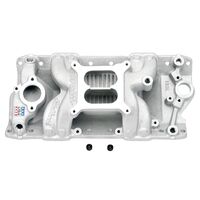 SBC Performer RPM AIR GAP Dual Plane Intake Inlet Manifold Chevrolet 350 400 Small Block Chevy V8