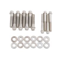 Intake Manifold Bolts Kit for 351 Cleveland Air Gap Intake Manifold, cadmium finish, Ford, 351C, Ford Cleveland, 7564,12 point
