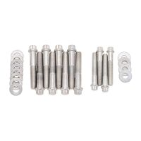  intake manifold mounting bolts kit, Ford, 351M, 400, 12 Point bolt head