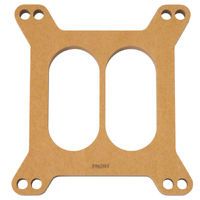 1/2" Divided Spacer, adapter, Carb adapter, Carburetor adapter, standard flange, square-bore. 4-barrel, 4150