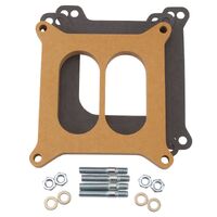 1/2" Diveded Spacer Carby Carburetor adapter standard flange, square-bore. 4 barrel, 4150