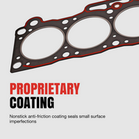 BBC 454 Cylinder Head Gasket 4.540" Bore, Steel Core Laminate, Gen 4 & 5, Big Block Chevy 454, Iron & Aluminium Heads. Single