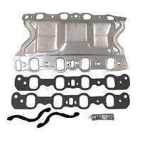 Valley Pan, Embossed Metal FORD V8 351C 302 Cleveland 2V INTAKE INLET MANIFOLD GASKET Steel Turkey Pan