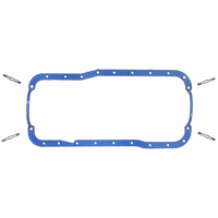 1 Piece Ford 289, 302W Sump Oil Pan Gaskets Steel Core Blue Silicone, PERMADRY (Early 302 Windsor) SBF