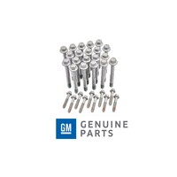 GM LS1 LS2 LS3 HEAD BOLTS KIT SET GENUINE GM LATE - TORQUE TO YIELD. 2004 ONWARDS