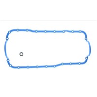 1 Piece 351W Windsor Sump Oil Pan Gaskets, Steel Core Blue Silicone (91-02, 351 Windsor)
