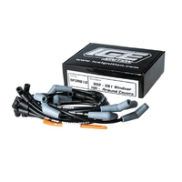 9MM FORD 426 460 Big Block Spark Plug Wires Ignition Leads set/kit. Fits HEI cap, Around Covers, Black BBF 385 series