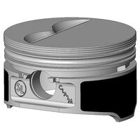 Chevy 383 Stroker Hypereutectic Flat Top Pistons 4.030"  0.927" 1.130" CH, Small Block Chevy 350 