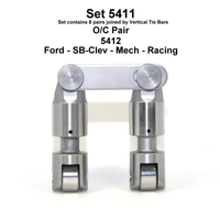 MOREL FORD CLEVELAND 351C SOLID MECHANICAL ROLLER LIFTERS TIE BAR 302 351 STREET SERIES