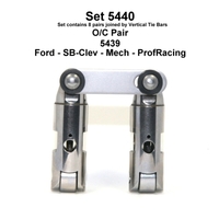 MOREL FORD 351C CLEVELAND SOLID MECHANICAL ROLLER LIFTERS TIE BAR AXLE OILING 0.750" WHEEL