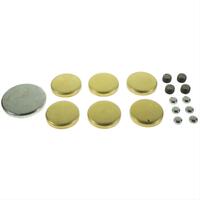 Ford FE 390 428 Big Block Welch Expansion Freeze Plugs Kit, Complete Engine, Brass, Natural 
