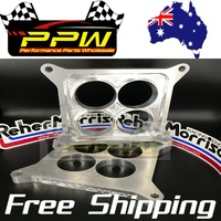 Carby Carb Spacer Anti Reversion 1/2inch 4150 Reher Morrison CNC Billet Holley
