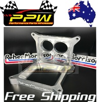 Carby Carb Spacer Anti Reversion KIT 4150 Reher Morrison CNC Billet Holley