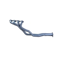 1 3/4" Ford 302 Windsor Headers, "Spread Port" TRI-Y, Dual Bolt Exhaust Heads, XR-XF Falcon 02 Bungs, Blue Finish Tuned length, Extractors 