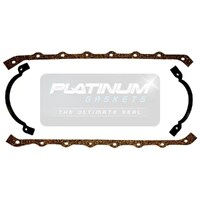 Holden 253 304 308 Sump Gasket - 4 piece, cork sides with rubber ends 