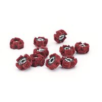POW351903 Red FINE Cross Buffs 3/4 in 10 Pack HEAD PORTING TOOLS Polishing