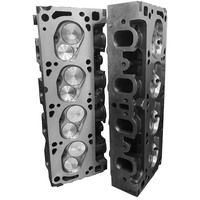 500HP FORD 351 CLEVELAND CYLINDER HEADS 2V PAIR CNC PORTED & ASSEMBLED HYDRAULIC FLAT TAPPET