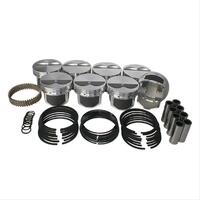 4.040'' -5.0cc FLAT TOP SBC 383 350 SMALL BLOCK CHEVY 23 deg, Holden 355 4032 Forged Stroker Pistons,  CH 1.125" PRO TRU STREET