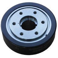 BLOWER Harmonic Balancer, BBC 454 Chevy Internal Balance, Dual Key, 6 Bolt, Gold Series, Steel Inner, Alloy outer. BIG BLOCK CHEVY
