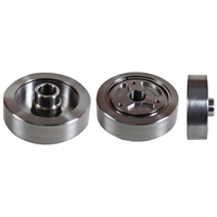 6.200" inch Small Block Chevy 350 Harmonic Balancer Internal Balance Red Series SFI  (sbc 327, 350, 383 400)