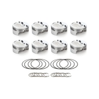 4.125" CHEVY LS3 Stroker Forged Pistons 15/12 deg Forged 2618 Pistons, DISHED -16cc CH 1.115"