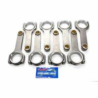 6.385" BBC 454 Big Block Chevy Stroker Conrods, 4340 H Beam Connecting rods, ARP 8740 Bolts, (6638522)