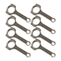 6.000" Pro Series I-Beam Conrods 4340, 7/16 ARP 8740 Bolts SBC Small Block Chevy 350 LJ Connecting Rods, Bushed 26000716 Con Rods,
