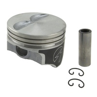 4.030" 383 Flat Top Stroker Pistons, Small Block Chevy 350, -5cc, CH 1.425" Cast HYPERTEC, SBC & Holden 355 (3.750" x 5.700")