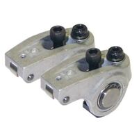 Aluminum 1.73 Ratio 5/16" Pedestal Bolt Down Adjustable Roller Rockers Arms Ford 351C Cleveland, 429 460 Big Block Ford BBF
