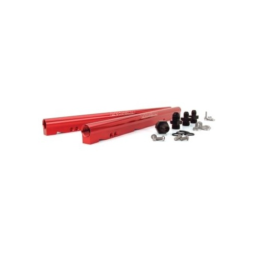 146027-KIT Red Billet Fuel Rail Kit for LS3 L76 and LS7 LSXr 102mm Intake Manifolds