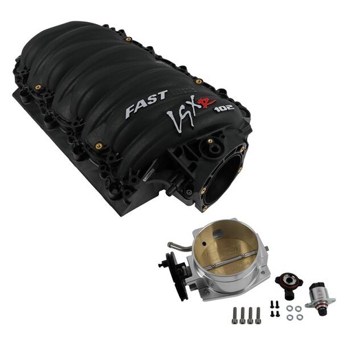 LSXr 102mm LS1/2/6 Intake Manifold + 102mm Big Mouth Billet Throttle Body Kit inc TPS & IAC motor