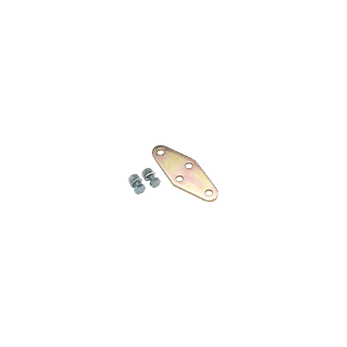 Edelbrock, 1495, throttle cable plate kit, ?429-460 Ford, throttle cable bracket, 1483, Gold iridited finish
