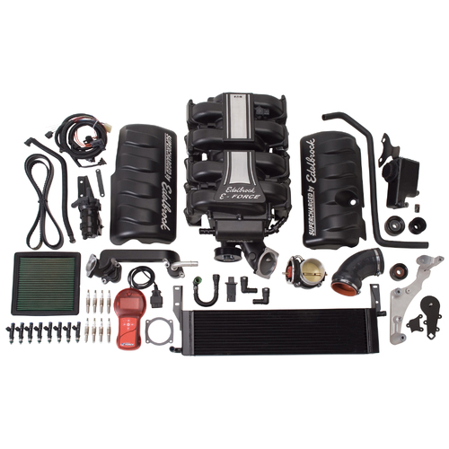 Edelbrock, Supercharger, Edelbrock, Ford, Mustang, V8, 4.6L, 3-Valve, 2005, 2006, 2007, 2008, 2009