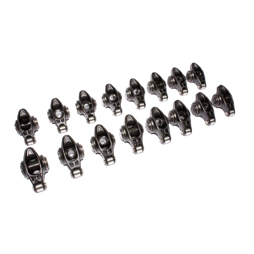 Chevy 350 Roller Rockers Arms, Steel, 1.6 Ratio, Ultra Pro Magnum Set suits Small Block Chevy SBC 7/16" Stud