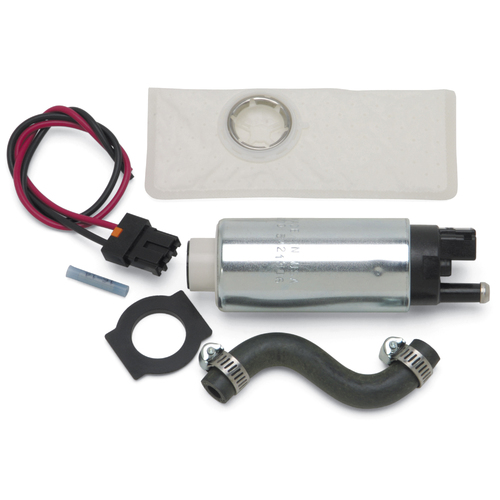 Edelbrock, Fuel Pump, Electric, 255 liter/hr, 67 GPH, High Pressure, Turbo, Nitrous, Ford, Mustang, 1985-97, 17935