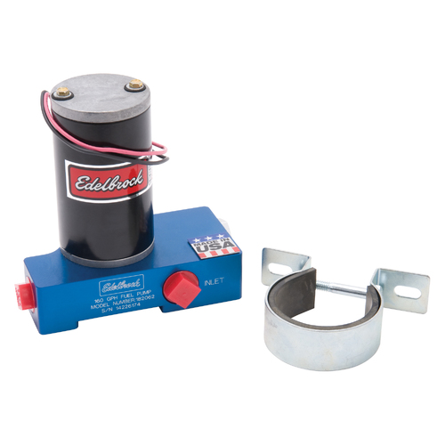 Edelbrock, Fuel Pump, Electric, Blue, 160 GPH, 12 psi, 1/2", 1000+ HP, 182062