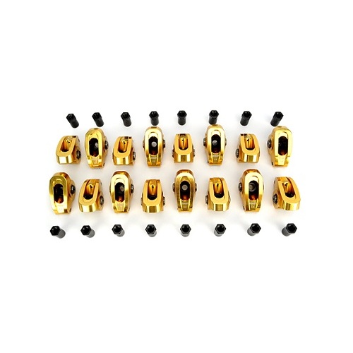 19001-16 Ultra-Gold ARC Roller Rockers Set  1.5 Ratio for Chevy Small Block 350,  3/8" Stud