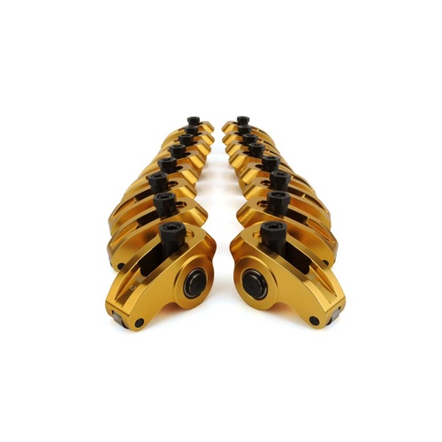 Ultra-Gold ARC Roller Rockers Arms Aluminium Set BBC 454 Chevy 1.7 Ratio Chevrolet Big Block w/ 7/16" Stud