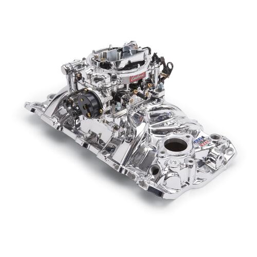 Edelbrock, Intake manifold, Carburetor, Thunder Series, AVS, carb gasket, Bolt Kit, Carb Studs