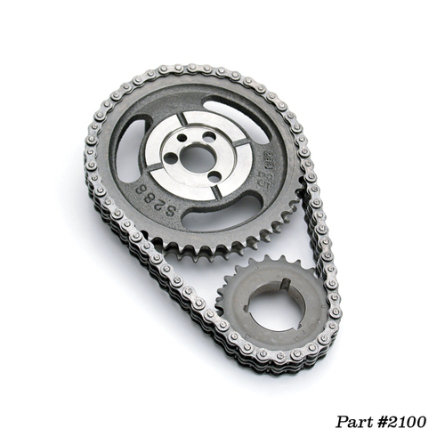 SBC 350 Magnum Double Row Timing Chain Gear Set 1955-91 Small Block Chevy 327 350 383 400