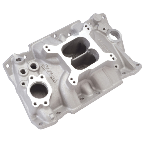 2111, Chevy, Chevrolet, Edelbrock, Intake Manifold, Intake, Manifold, Dual-Plane, Performer, Satin