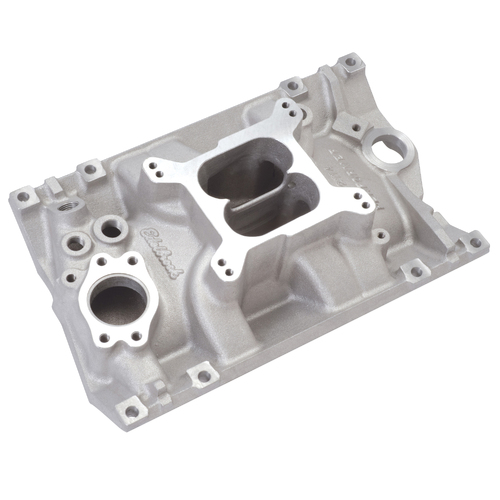 2114, Chevy, Chevrolet, Edelbrock, Intake Manifold, Intake, Manifold, Dual-Plane, Performer, Satin