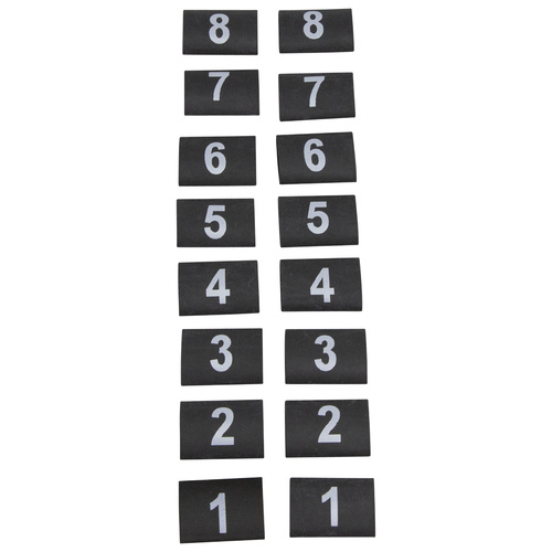 230-0007 Wireset Heatshrink Numbering Kit