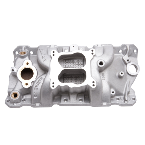 2506, Chevy, Chevrolet, Edelbrock, Intake Manifold, Intake, Manifold, Dual-Plane, Cross-Ram, Performer, Satin