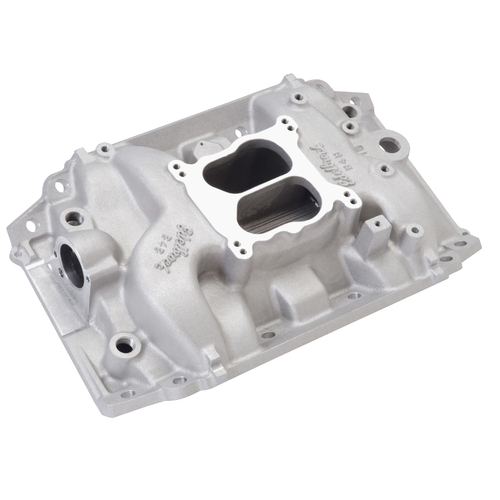 2515, Buick, Big-Block, Edelbrock, Intake Manifold, Intake, Manifold, Dual-Plane, Performer, Satin