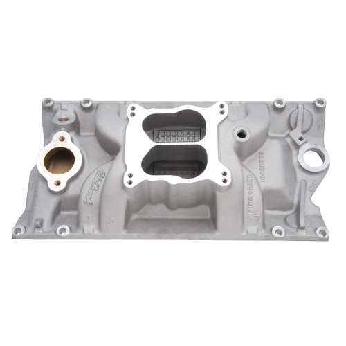 2516, Chevy, Chevrolet, Edelbrock, Intake Manifold, Intake, Manifold, Dual-Plane, Performer, Satin