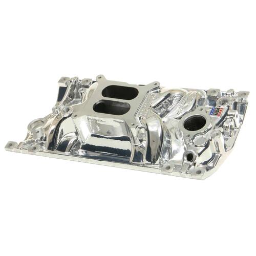 27164, Chevy, Chevrolet, Edelbrock, Intake Manifold, Intake, Manifold, Dual-Plane, Performer EPS, Endurashine
