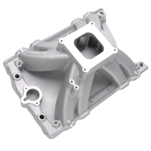 2810, Oldsmobile, Edelbrock, Intake Manifold, Intake, Manifold, Single-Plane, Victor, Satin