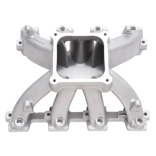 28215, Chevy, Chevrolet, Edelbrock, Intake Manifold, Intake, Manifold, Single-Plane, Super Victor, Satin, EFI